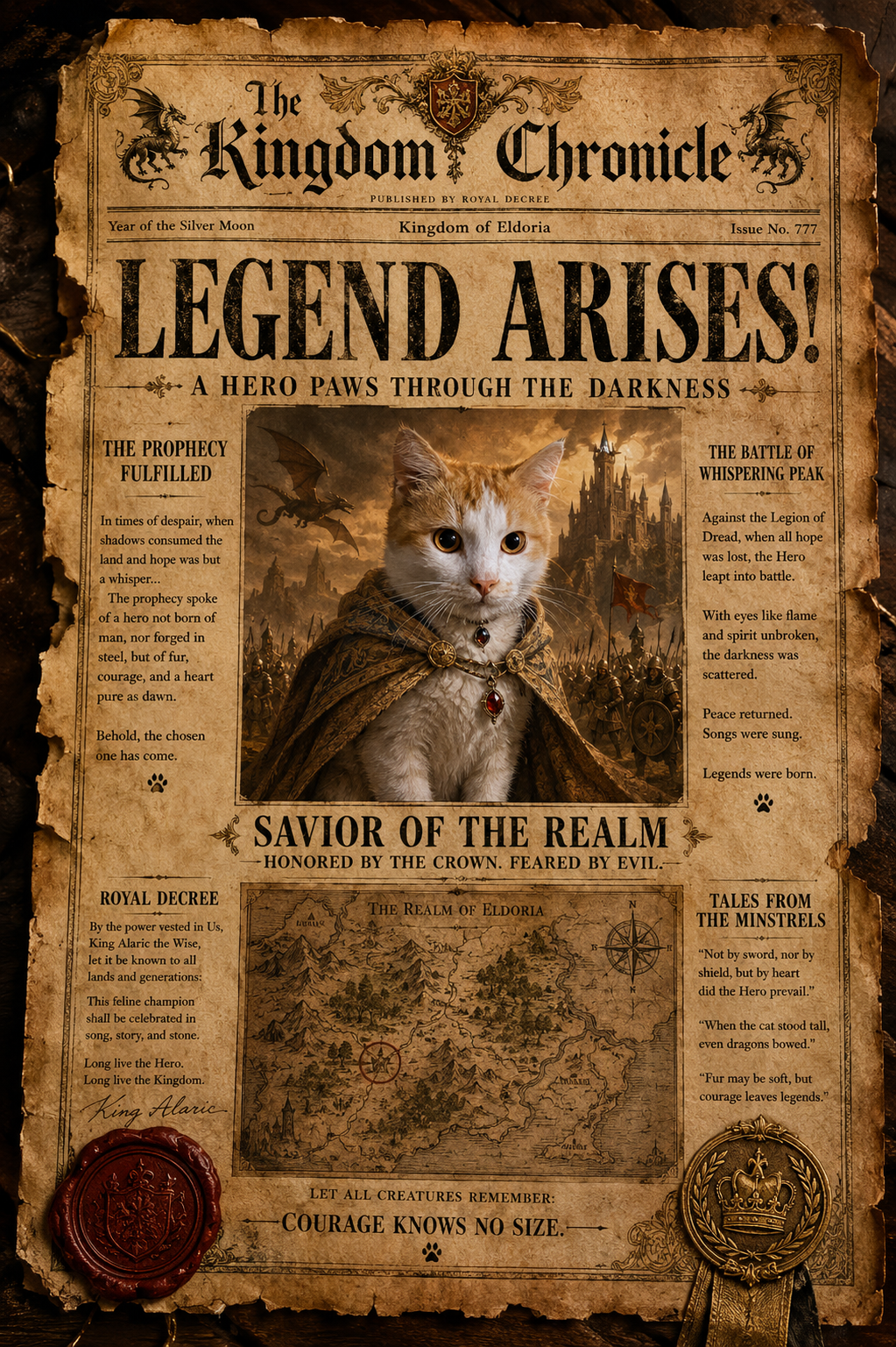 Fantasy newspaper